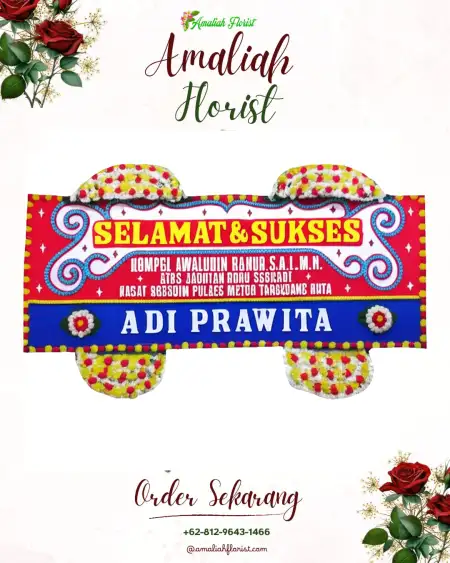 Papan Bunga Ucapan Selamat Catakgayam